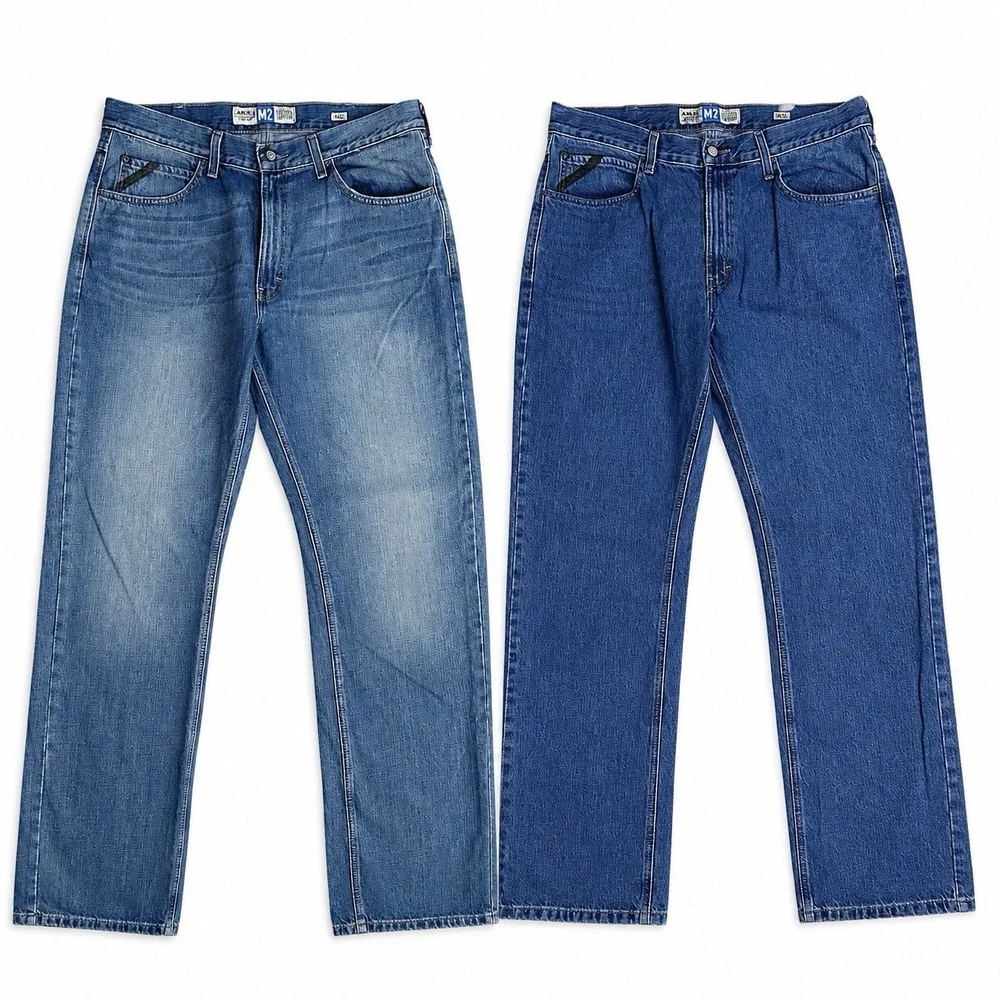 Lot of 2 Ariat Legacy M2 Traditional Relaxed Jeans Mens 36x34 Boot Cut Western